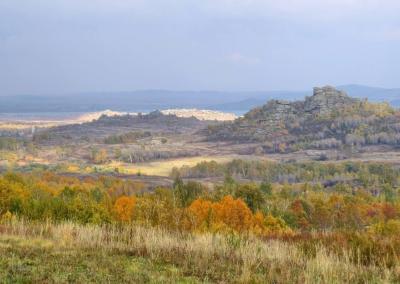 View from the road to Zmeinogorsk