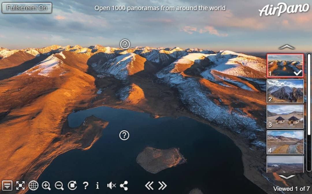 360° Aerial panoramas of Altai by Airpano